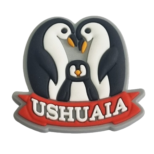 Botton Ushuaia Família Pinguim (cinza)